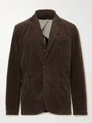 Garment Dyed Cotton Blazer