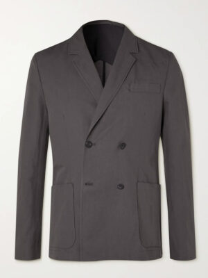 Linen and Cotton-Blend Suit Jacket