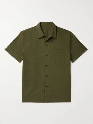 Premium Cotton-Seersucker Shirt