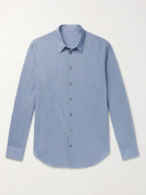 Cotton and Silk-Blend Shirt