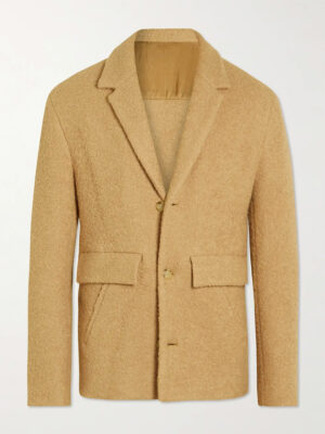 Wool-Blend Bouclé Blazer